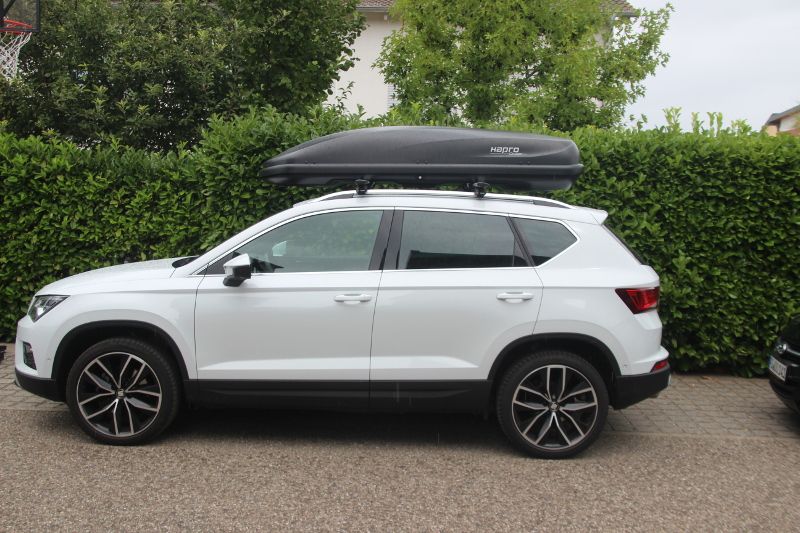 Kaiserslautern: Dachbox 600 Liter auf einem Seat Ateca