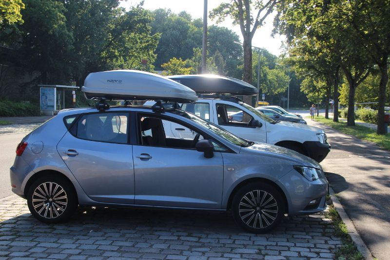 Kaiserslautern: Dachbox 370 Liter auf einem SEAT Ibiza