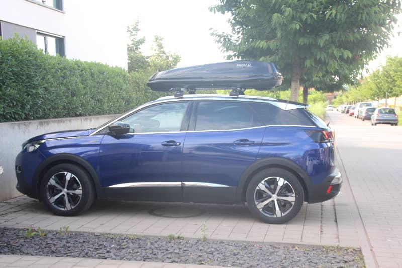 Kaiserslautern: Dachbox mit 430 Liter Volumen auf einem Peugeot 3008 SUV